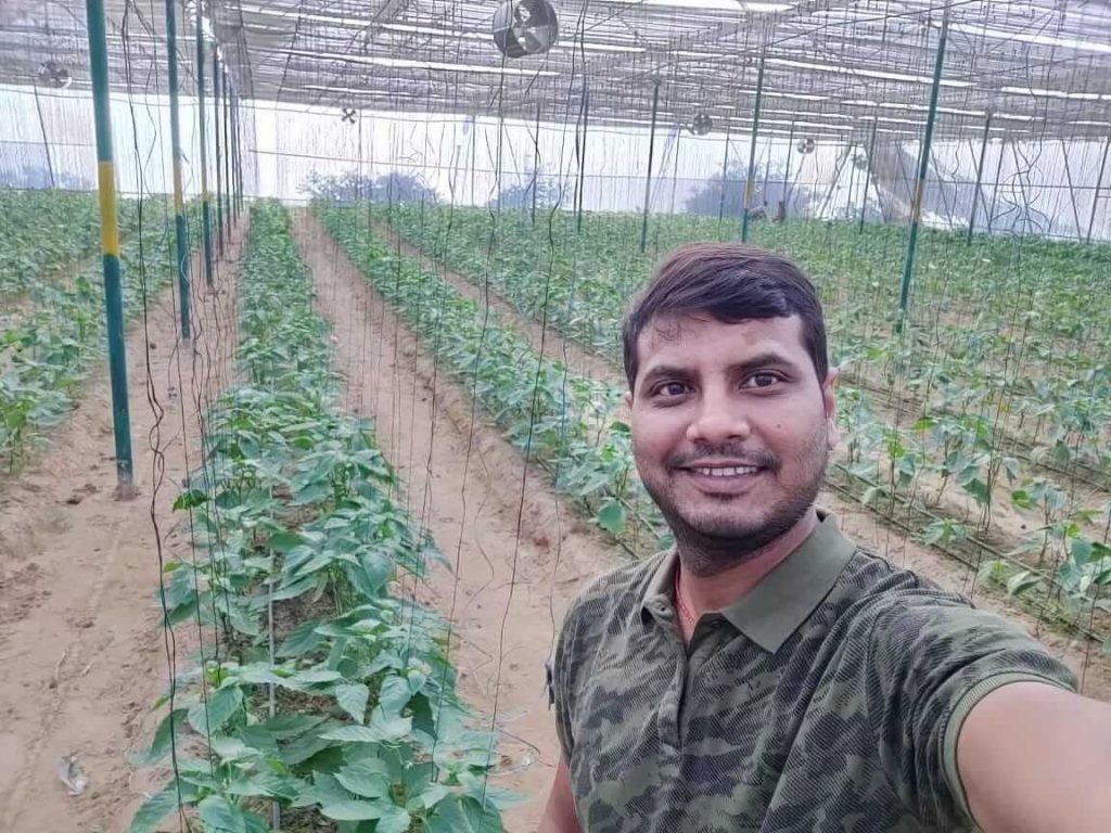 Shashank Bhatt farming