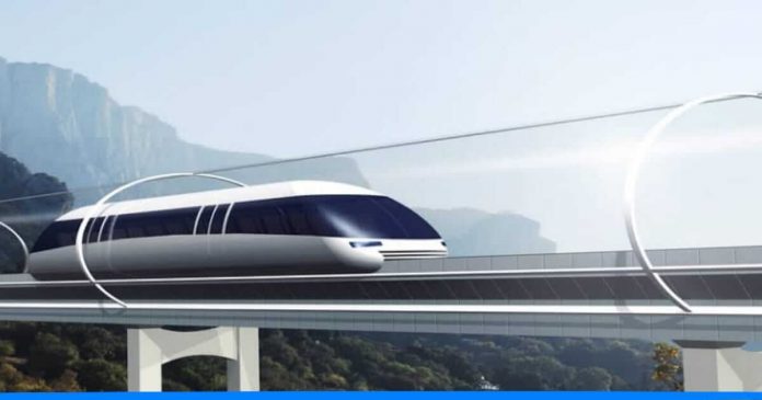 Virgin Hyperloop train
