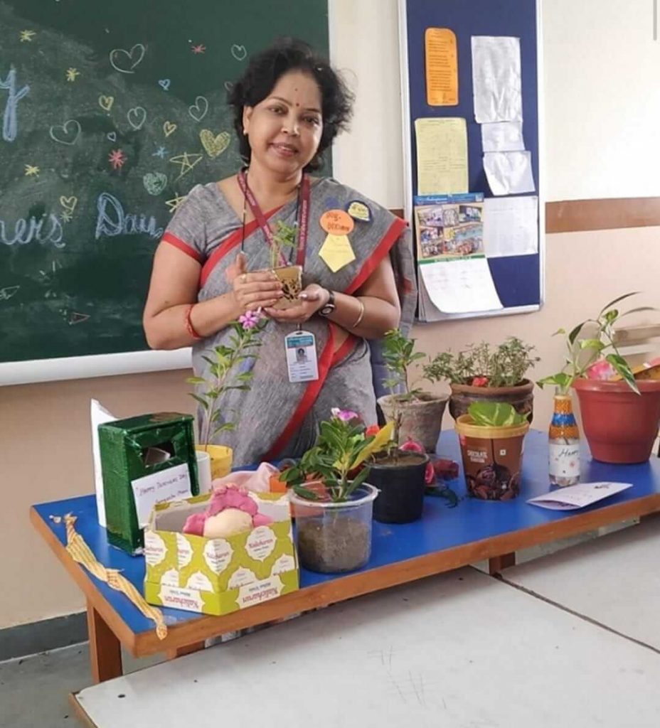Teacher Sangeeta Shrivastwa