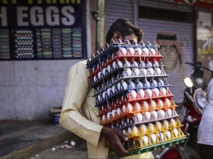 eggs seller Manoj