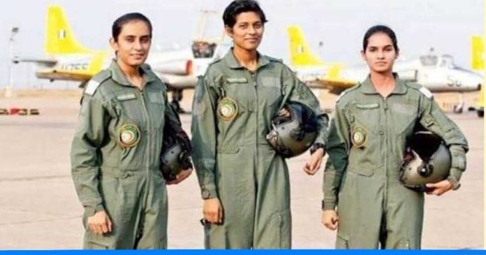 First three women fighter pilot in air force
