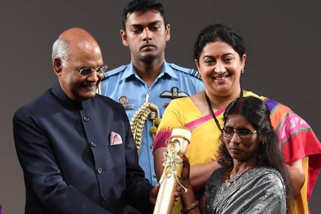 Bina devi got award by president