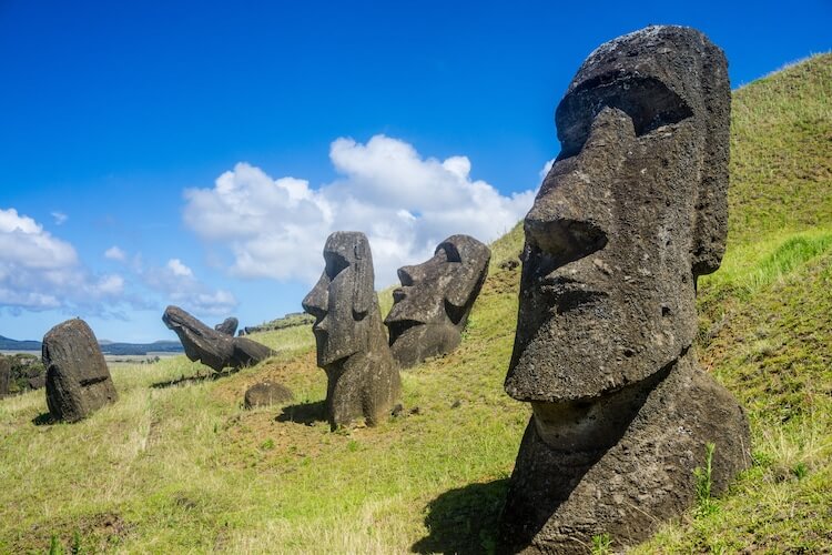  Easter Island Heads Have Bodies Buried Underground