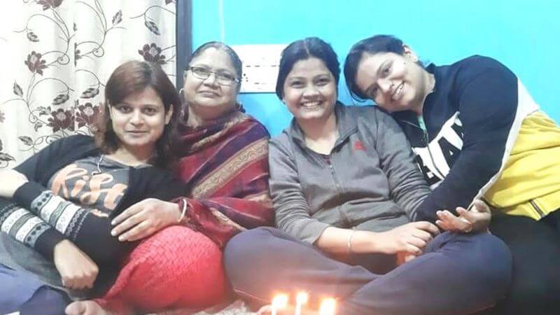  judge Archana  with her family