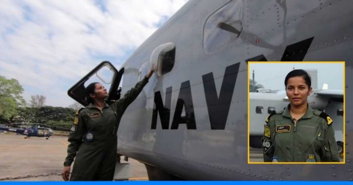 Shivangi Singh first female pilot in Indian Navy