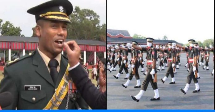 Abhishek Singh becomes army officer