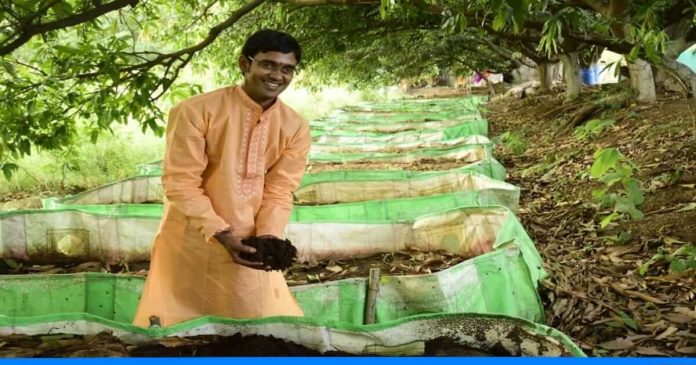 Akash chaurasiya uses music therapy for farming