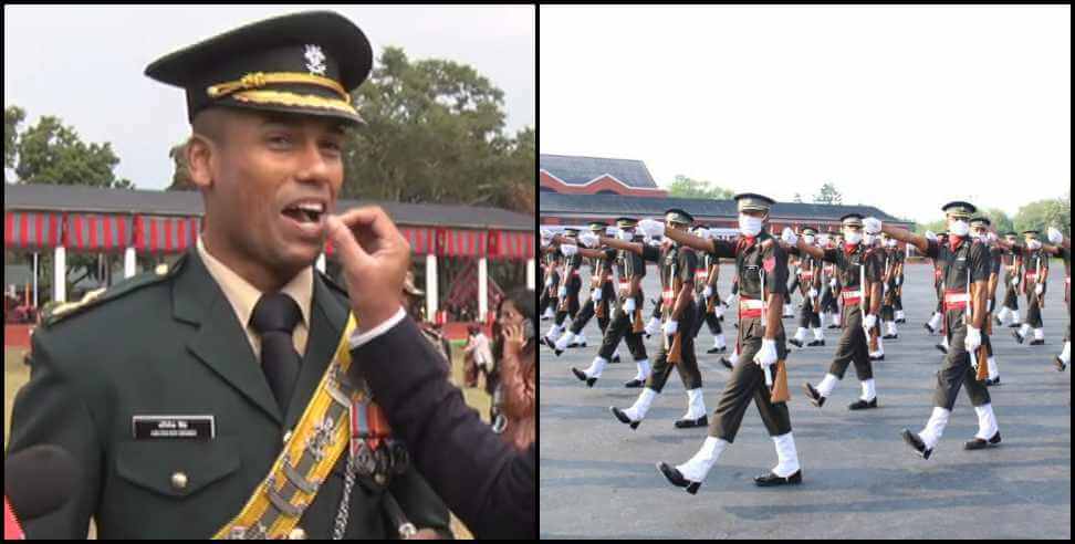 Abhishek Singh becomes army officer