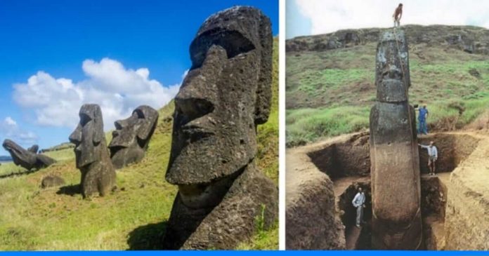 Easter Island Heads Have Bodies Buried Underground