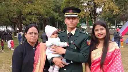 Balbanka Tiwari joins army as officer