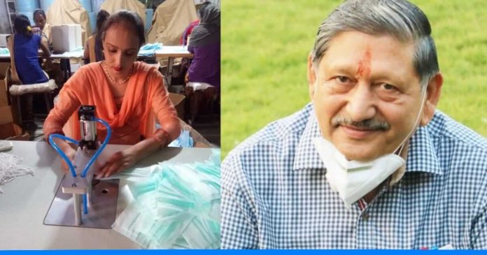 mahesh khandelwal making Low cost sanitary pads