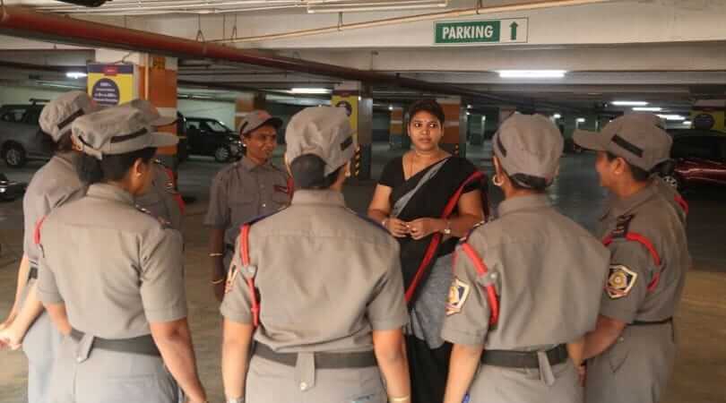 Sharvani pawar  helping women to become security guard