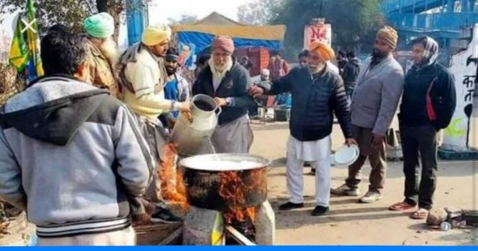 Thousands of people are feed in farmers protest