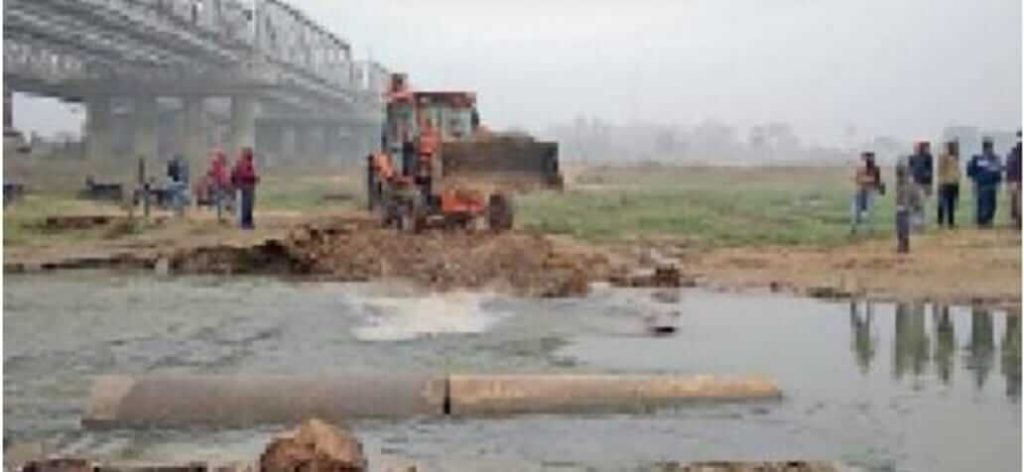 Villagers starts building bridge