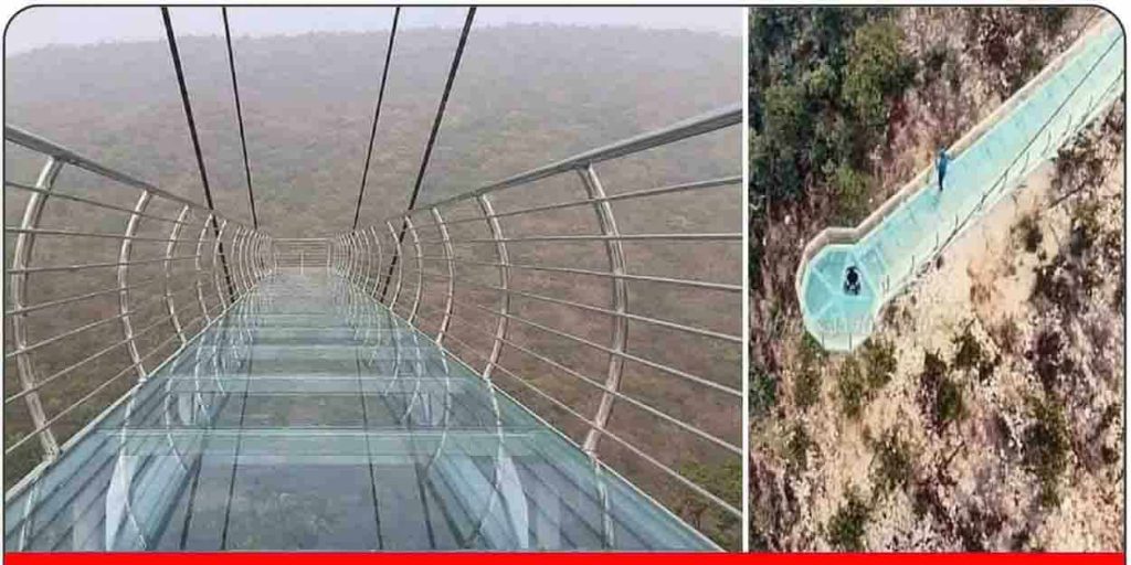 Bihar Glass bridge in Rajgir