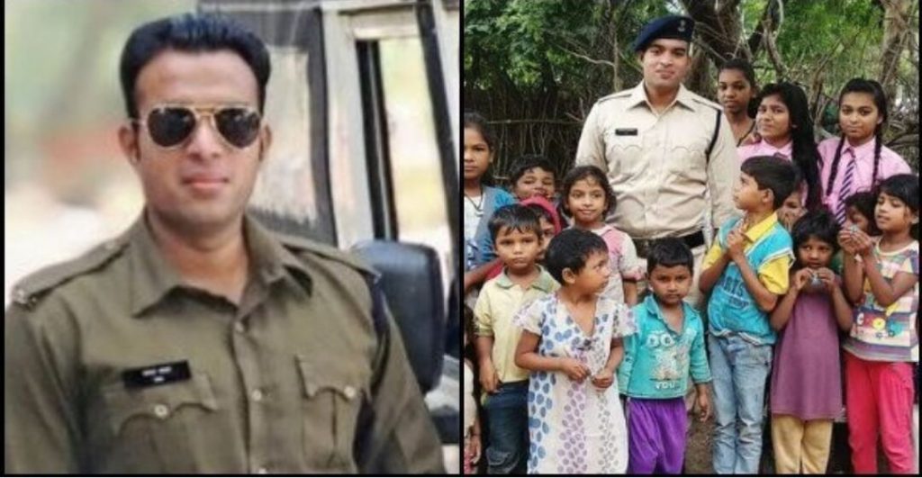 Sanjay Sanvre started teaching slum children after his duty