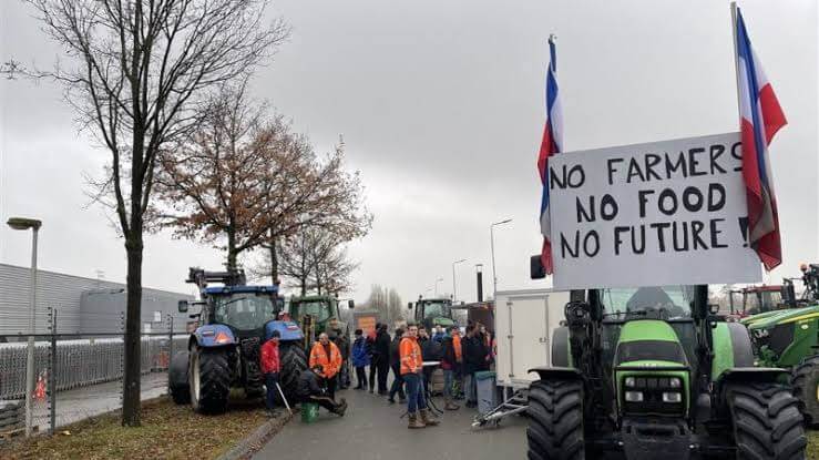 Many supermarkets are closed due to farmers protest