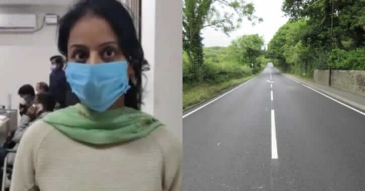 Girl reaches to DM construction of road before her marriage date