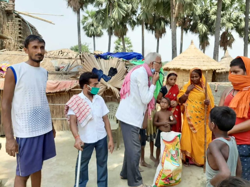 Divyang Radheshyam ji help poor people