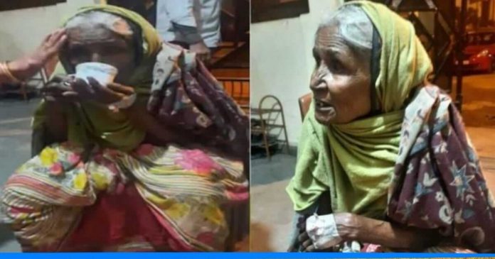 Police helped 70 years old age women
