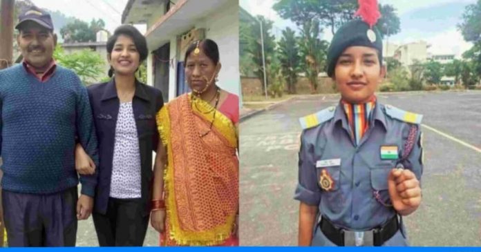 Megha negi becomes officer in airforce