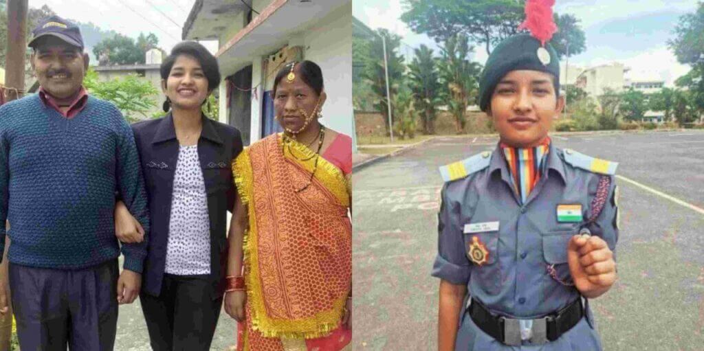 Megha negi becomes officer in airforce