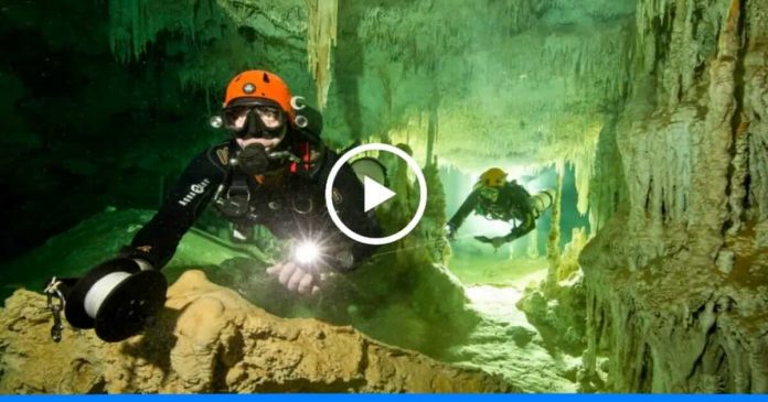 Divers discover world's largest underwater cave