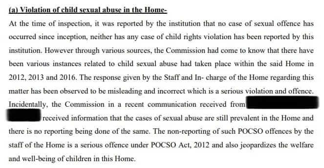 FIR on Child care home