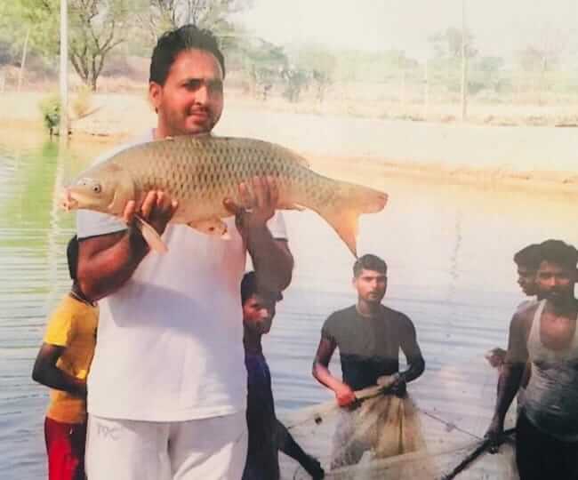 Rajveer Singh fish farming