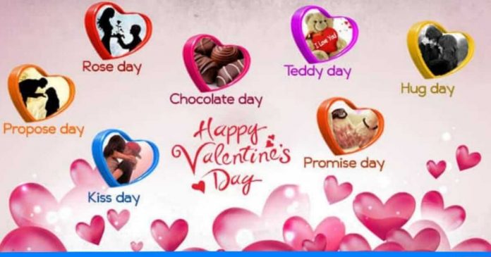 Valentine's week list 2021