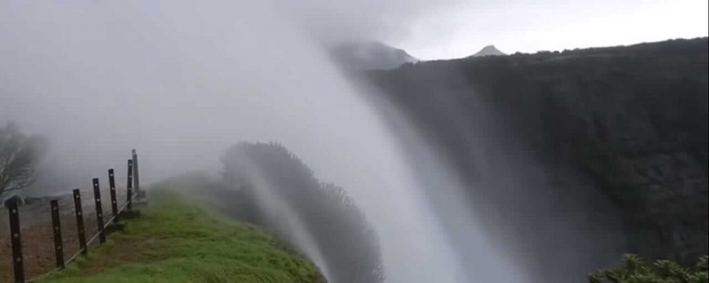 Naneghat reverse waterfall