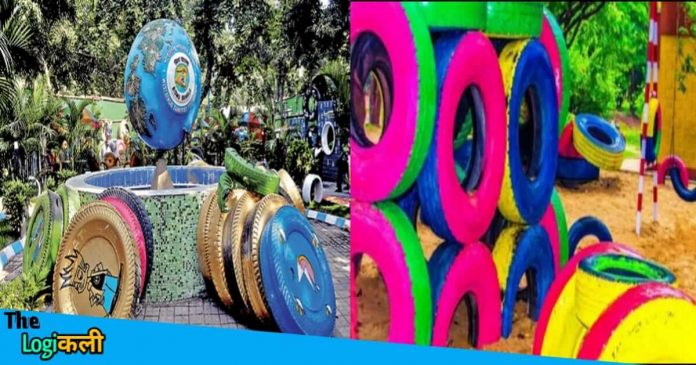 Indias first Tyre Park in Kolkata