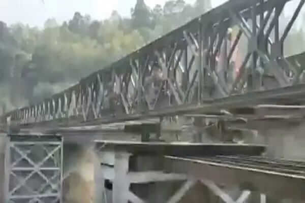 Army makes Shilong Shilchar Bridge only in five days