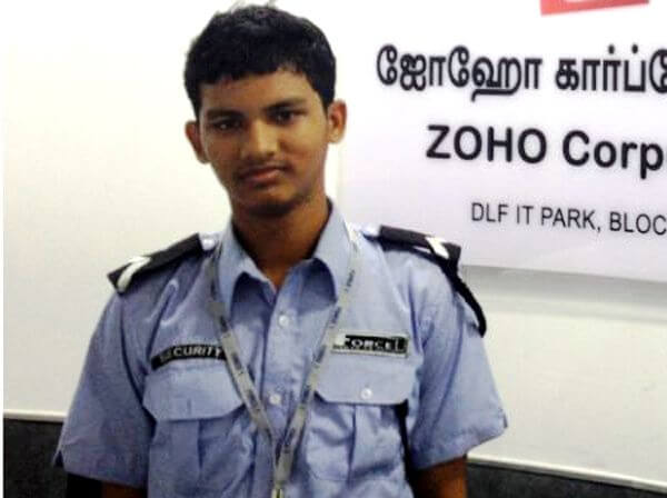 10th passout boy becomes tech officer while doing job of guard and makes app