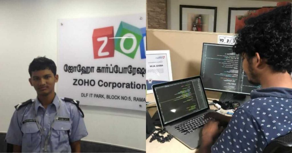 10th passout boy becomes tech officer while doing job of guard and makes app