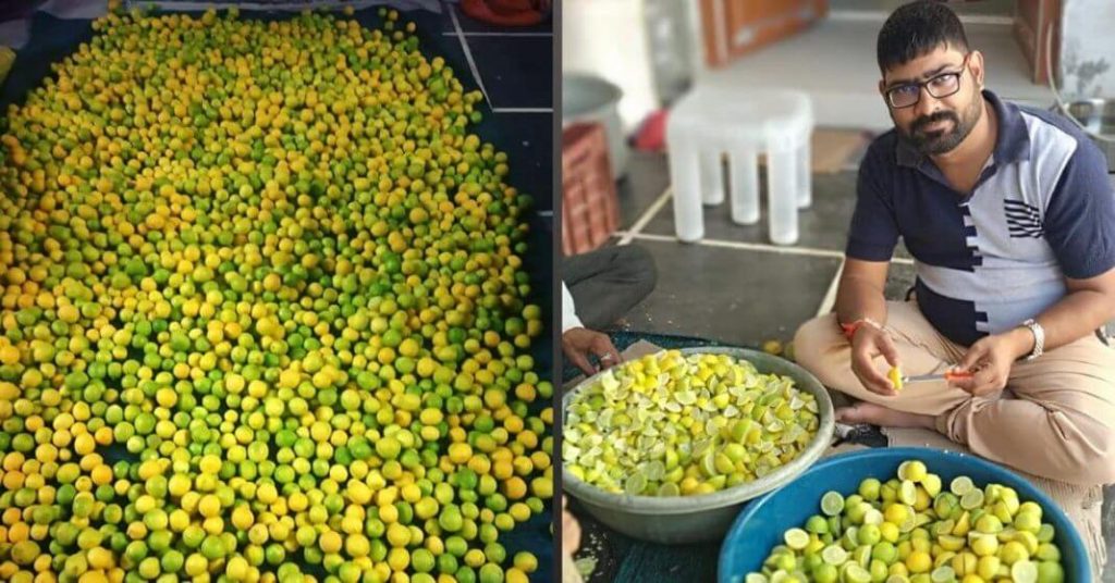 Abhishek Jain lemon farming