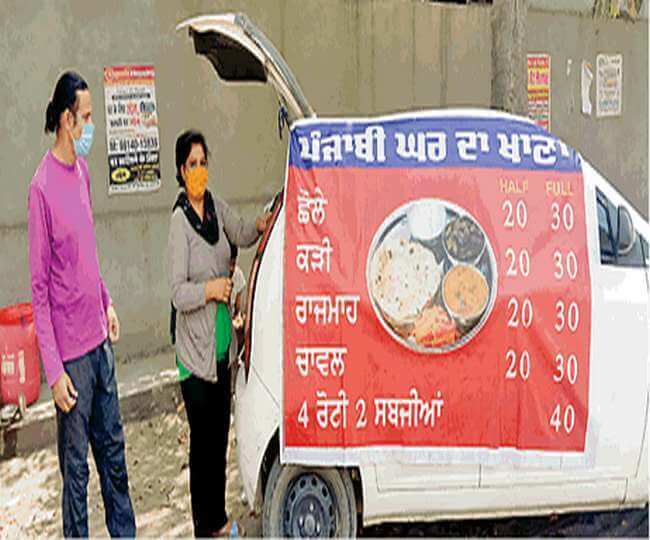 Maninder Kaur food business through car dhaba