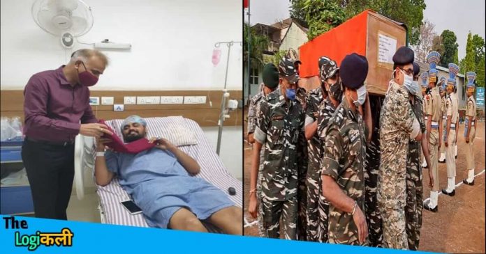 Chhattisgarh Naxal Attack Soldier Sikh ties his turban on wound of his friend