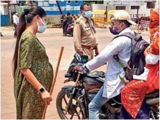 DSP Shipla Sahu doing her duty while pregnant