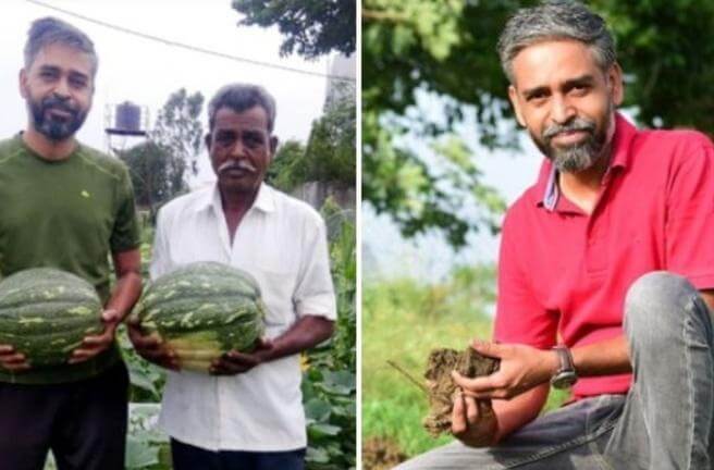 Pratik quits his 15 lakh package banking job for doing farming