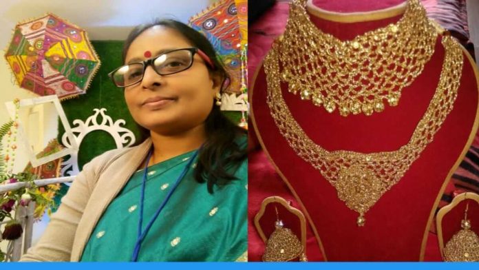 Vibha Shrivastava from Patna is making artificial jwellery through crochea art