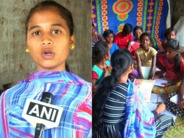 First women graduate Sandhya from Coimbatore is giving free education to children
