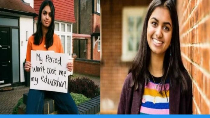 Indian native Amika jeorge is providing free sanitary products to girls