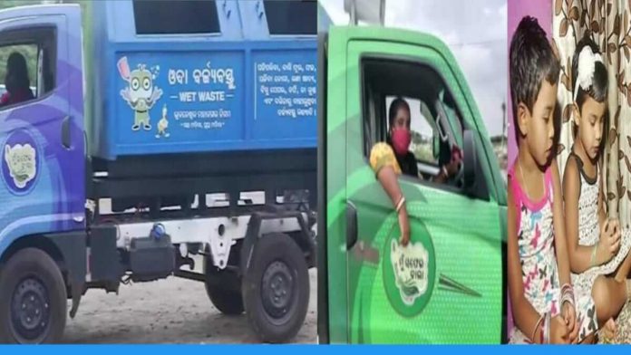Smrtirekha from Bhuvaneshvar becomes a driver of garbage vehicle during lockdown