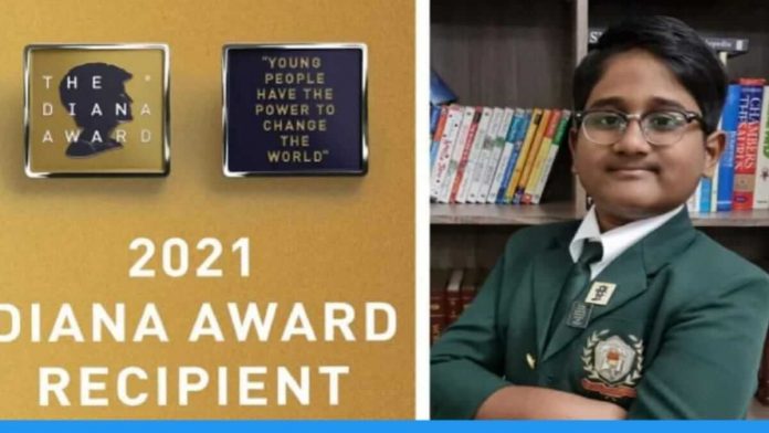 Indian native Raghav Krishna Sheshadri Sumanth wins prestigious Diana Award 2021