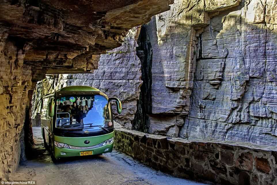 Villagers hand carve 1.2 km tunnel