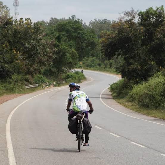 cycle man kuldeep from Sampla