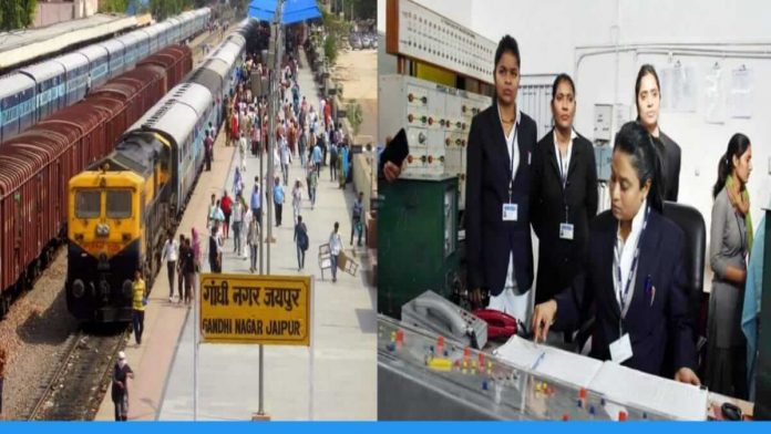 first railway station handled by entirely women gandhi nagar railway station