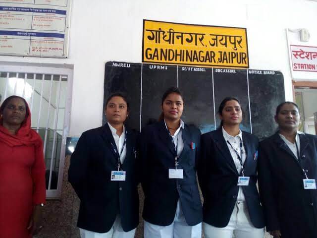 first railway station handled by entirely women gandhi nagar railway station