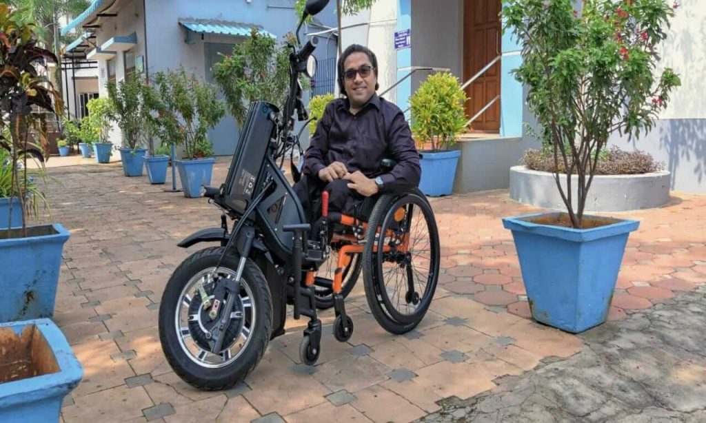 IIT Madras student Swastik develops India's first motorized wheelchair neobolt to run on bumpy roads